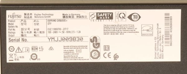 Esprimo D958 Desktop PC i5-8500 - 16GB RAM - 256GB SSD NVMe - Win10