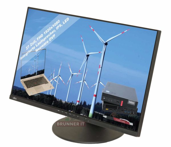 (Neuware) Fujitsu B27-9 TS-27"" - FHD - integrierte Lautsprecher - IPS - LED - OVP